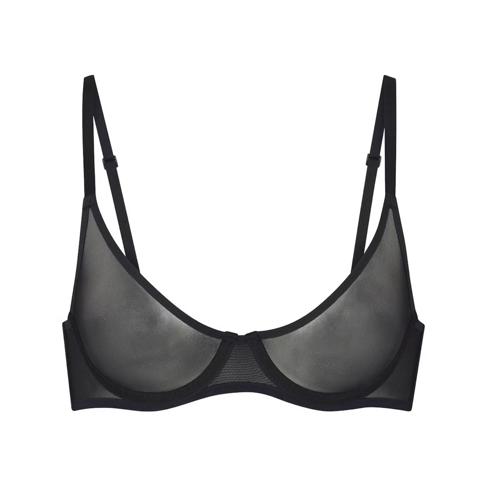 SKIMS Ultra Fine Mesh Underwire Scoop Bra 34A